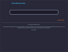 Tablet Screenshot of kirschlorbeer.biz